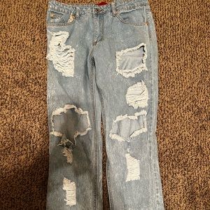 Signature 8 ripped jeans